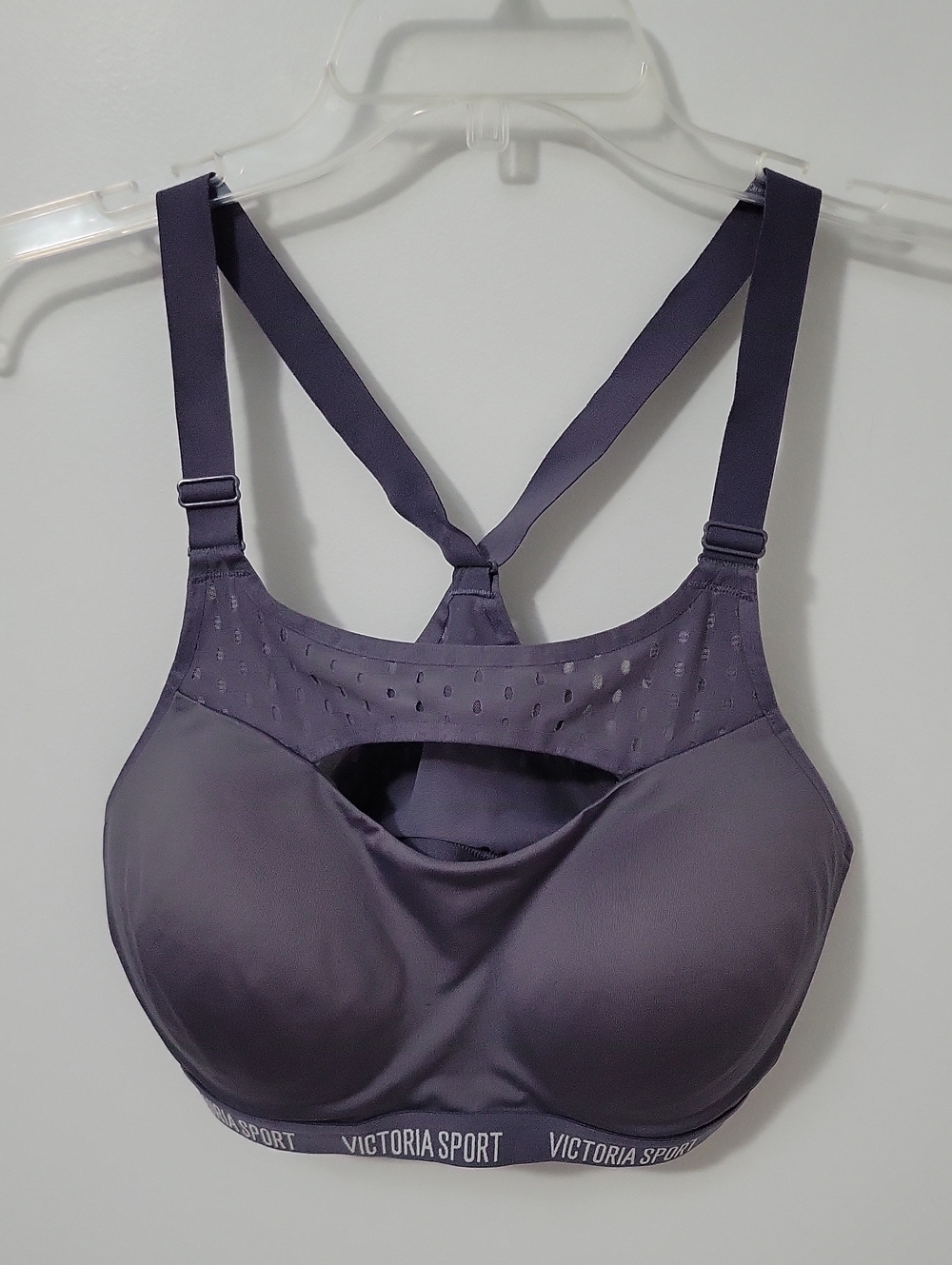 Victoria Sport Dark Purple Sports Bra, Size 36D